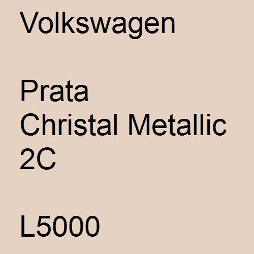 Volkswagen, Prata Christal Metallic 2C, L5000.